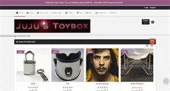 Desktop Screenshot of jujustoybox.com