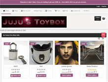 Tablet Screenshot of jujustoybox.com